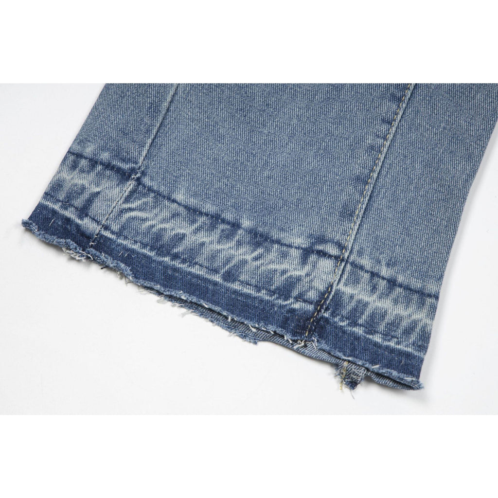 Gallery Dept Jeans Washed Ripped Rough Jeans Flared Trousers