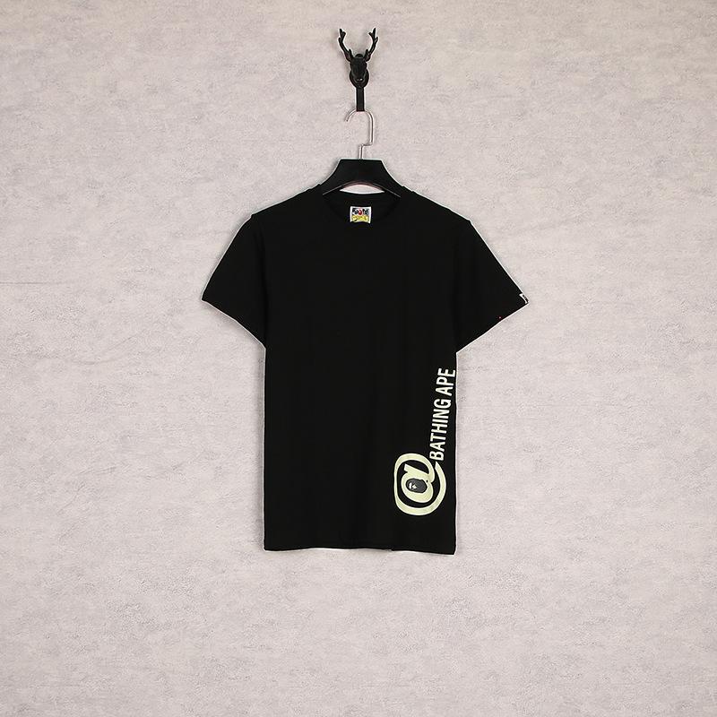 Bathing Ape T-Shirt Summer Printed Round Neck Loose Large Size Casual Short Sleeve Cartoon T-shirt