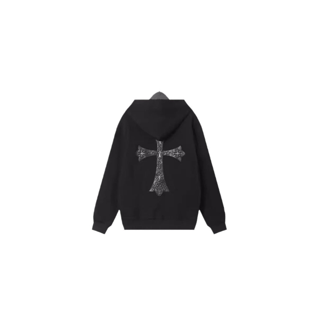 Chrome Heart Hoodie Croix Cross Hooded Sweater Loose Zip Hoodie