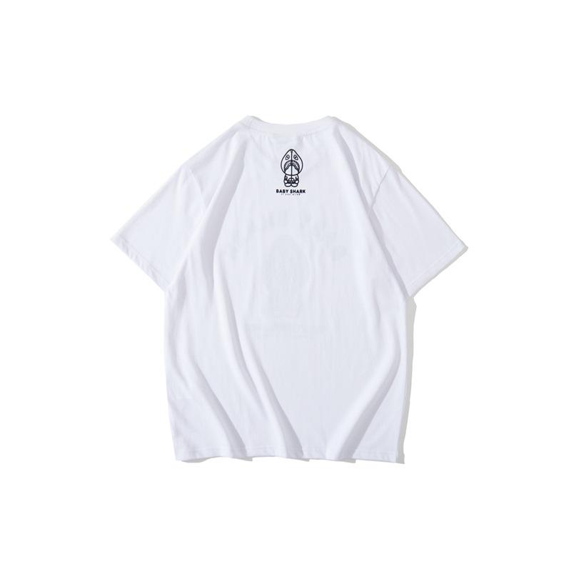 Bathing Ape T-Shirt Spring/Summer Blue Shark Short Sleeve T-shirt Half Sleeve