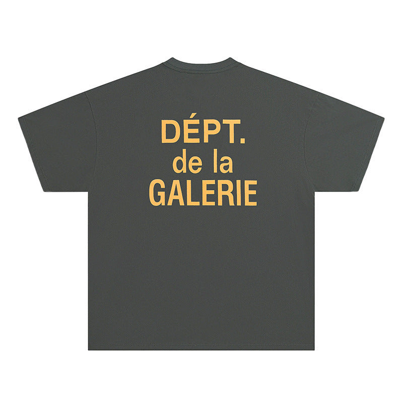 Gallery Dept T-Shirt Alphabet Slogan Short Sleeve T-Shirt