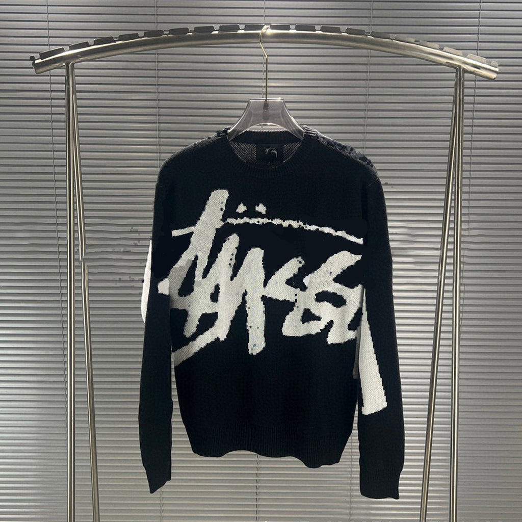 Stussy Sweatshirts Crew Neck Fashion Knitted Sweater